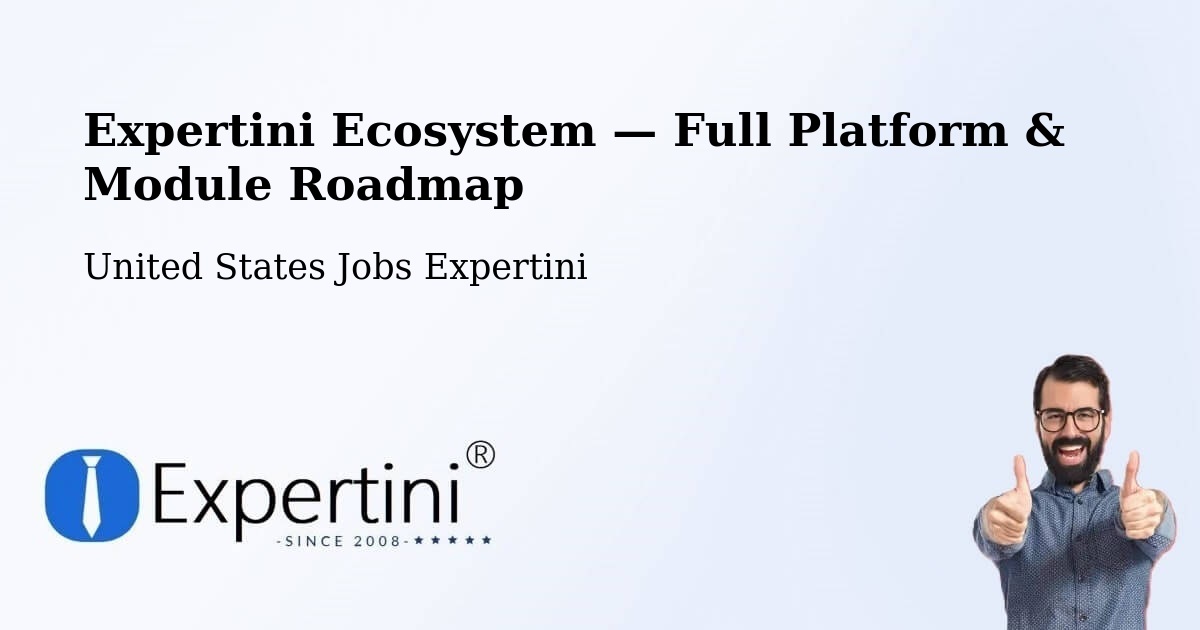 Expertini Ecosystem — Full Platform & Module Roadmap – Keller